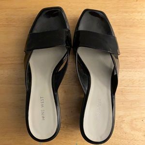 Nine west patent finish dress sandals
